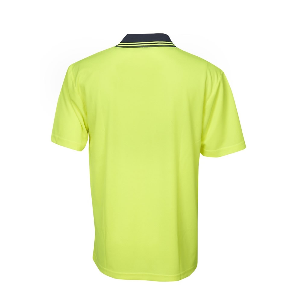 Custom Printed Day Use Hi-Vis Short Sleeve Light Weight Cooldry Polo ...